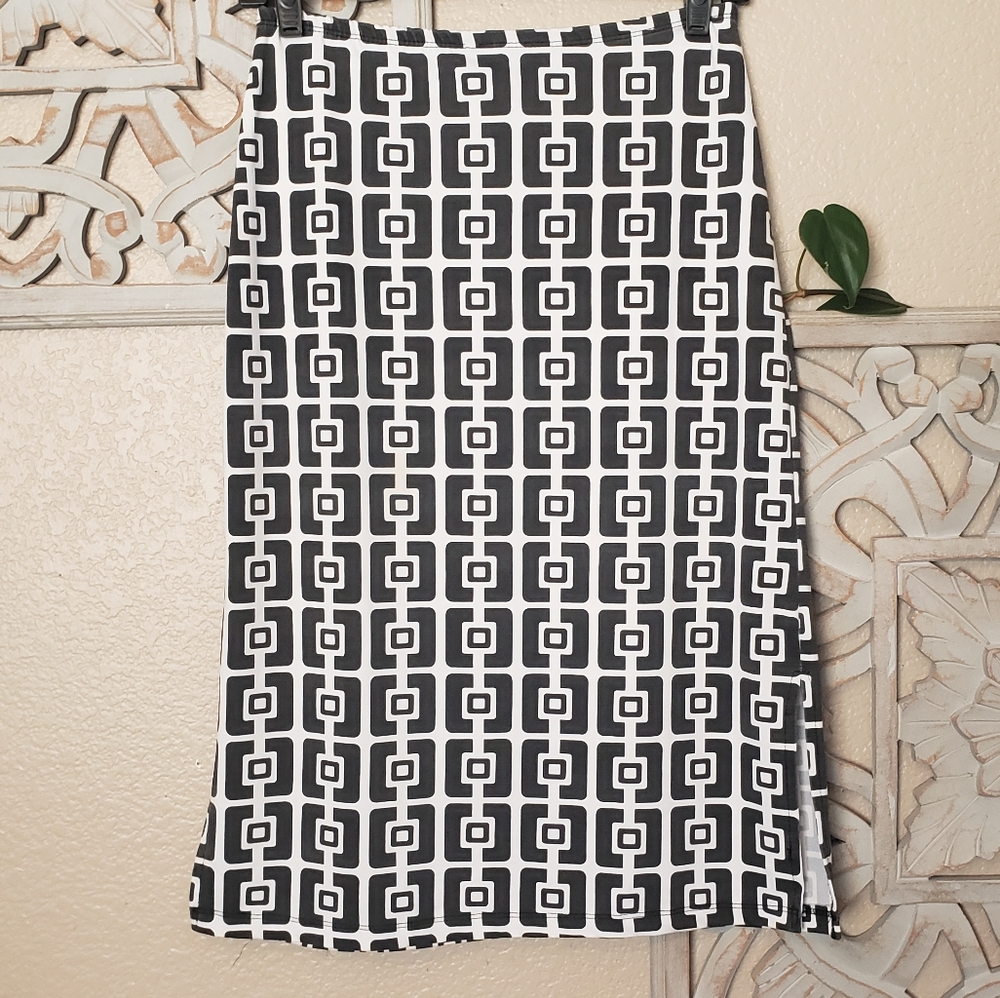 Black and White Skirt